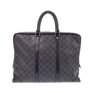 Louis Vuitton Document Damier Bag Graphite Business Porte Black Voyage
